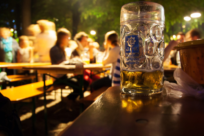 Augustiner Mass in der Nacht