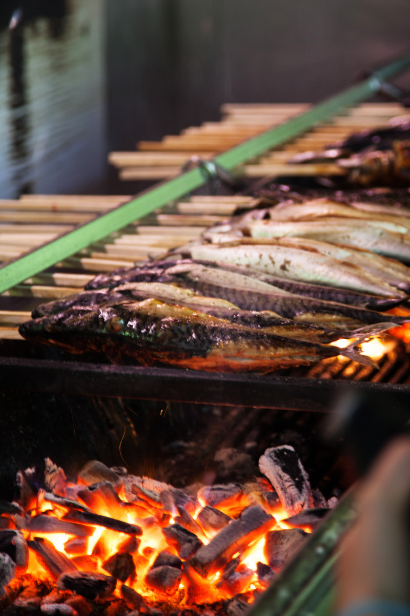 Biergarten Aumeister - Steckerlfisch