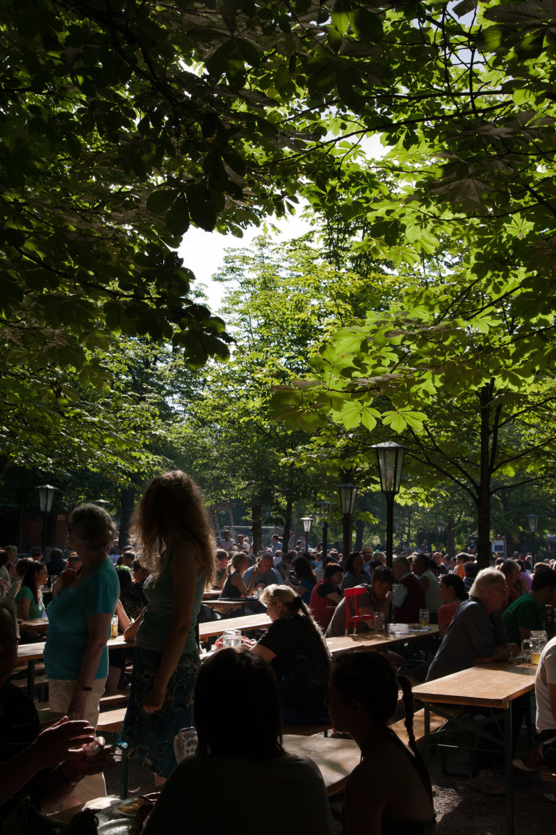 Biergarten Aumeister - Selbstbedienungsbereich